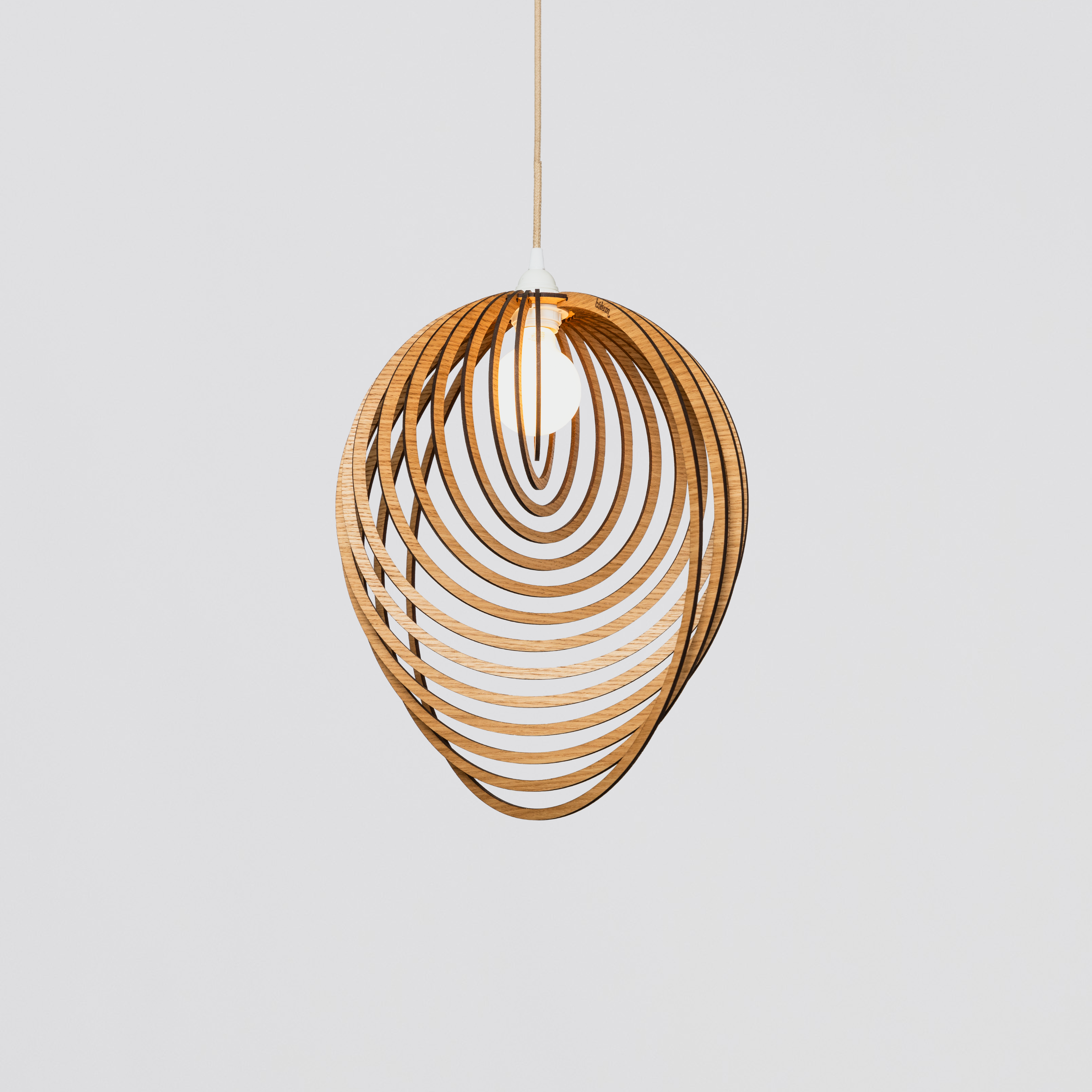 Large oiled oak mirā