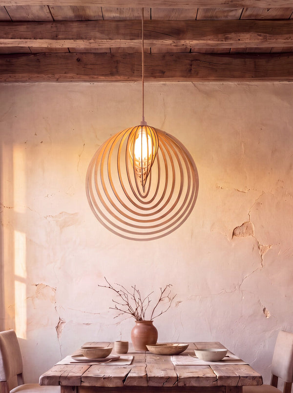 Large raw oak mirā 